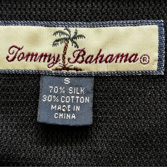 Tommy Bahama Silk/Cotton Short Sleeve Crewneck Tee - Picture 4 of 7